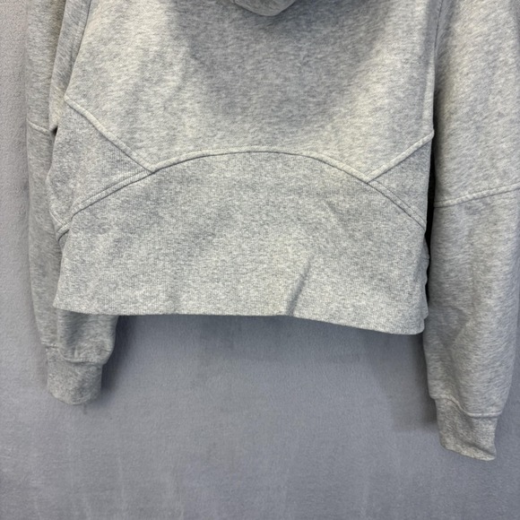 Lululemon Oversized Scuba Half-Zip Hoodie M/L Cropped Sweatshirt 1/2 Zip LW3DUSS - Picture 11 of 13